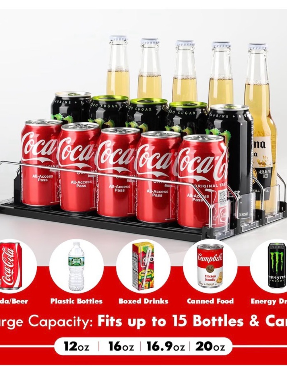 Brand New Mckay Drink Organizer (Spring Slider Type)
